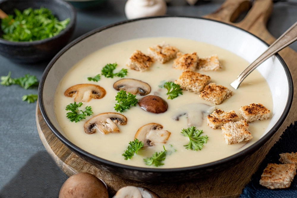 Soupe de champignons